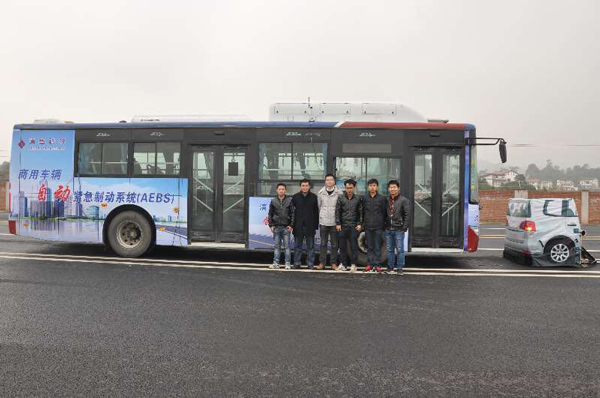 清智AEBS测试检验现场